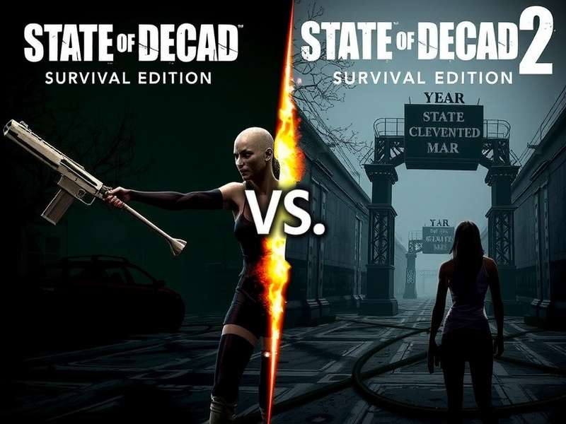 State of Decay Year One Survival Edition और State of Decay 2 Gameplay तुलना