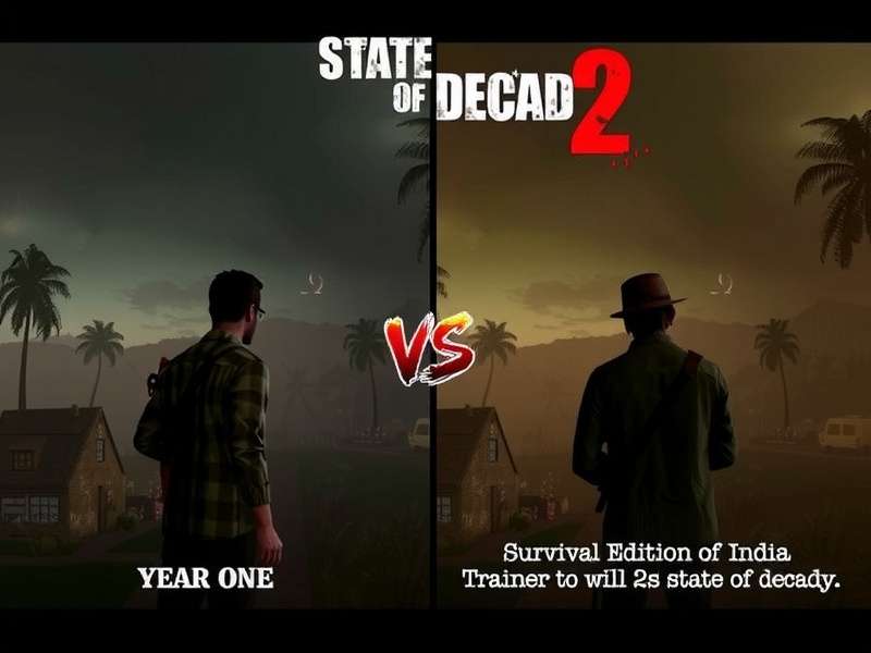State of Decay Year One Survival Edition vs State of Decay 2 Trainer Comparison