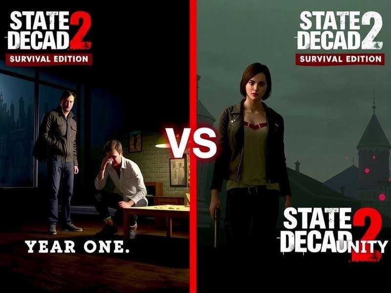 State of Decay Year One Survival Edition और State of Decay 2 Community तुलना