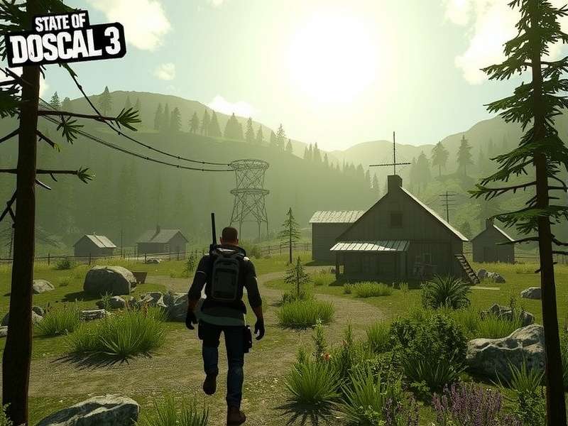 Official State of Decay 3 teaser art showing a survivor in a snowy, post-apocalyptic forest