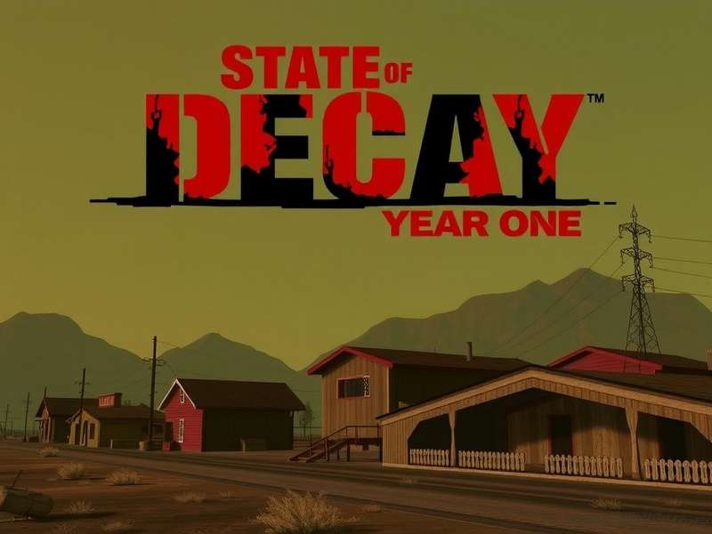 State of Decay Year One Survival Edition gameplay screenshot showing a survivor defending a base at night