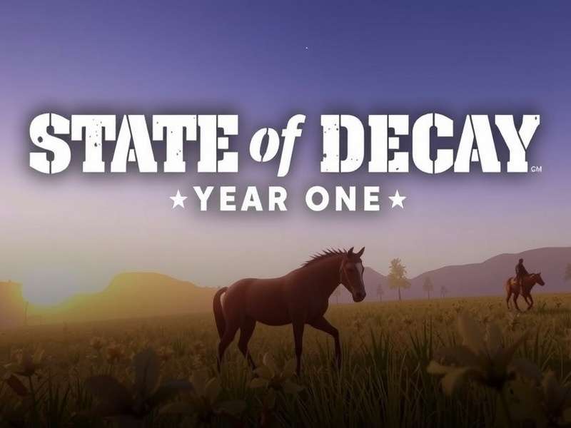 State of Decay Year One Survival Edition gameplay screenshot showing survivors defending a base