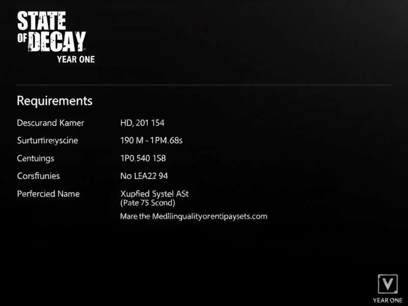 State of Decay Year One Survival Edition PC system requirements analysis with performance metrics