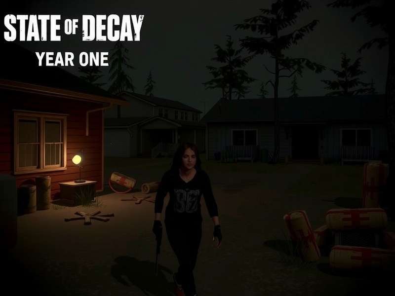 State of Decay Year One Survival Edition Lifeline DLC gameplay screenshot showing military action