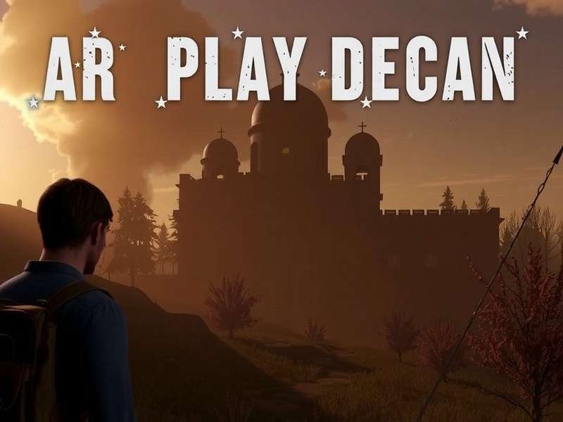 State of Decay gameplay screenshot showing a survivor scavenging in a dilapidated building