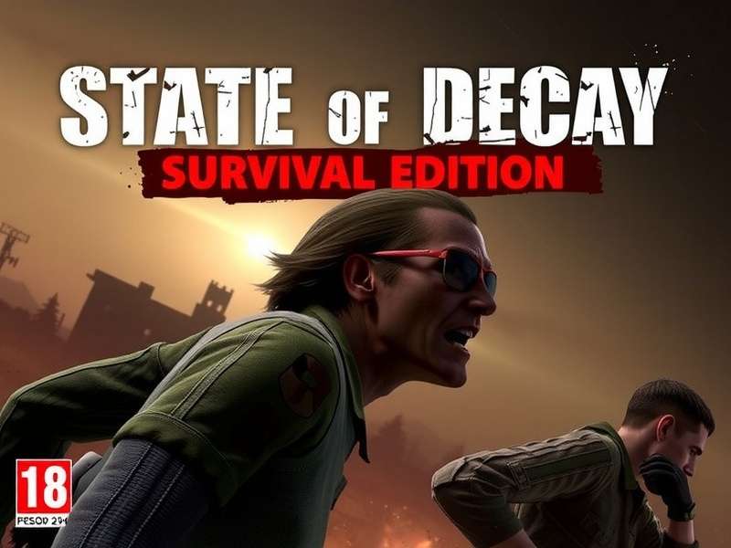 State of Decay Year One Survival Edition Xbox 360 gameplay screenshot showing a survivor facing zombies