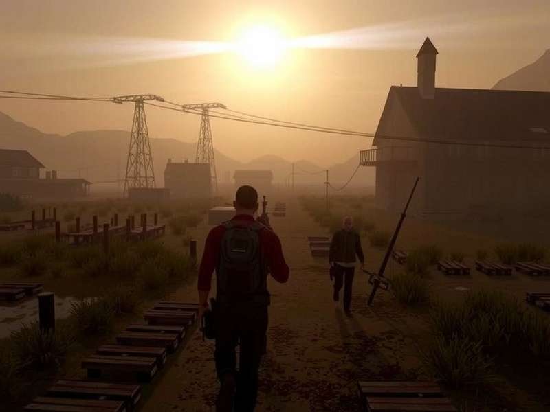 State of Decay Year One Survival Edition gameplay on Xbox Series X showcasing a survivor defending a base at night