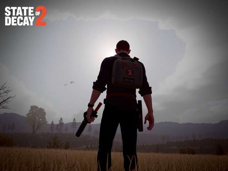 State of Decay 2 survival gameplay screenshot showing a community base with zombies approaching