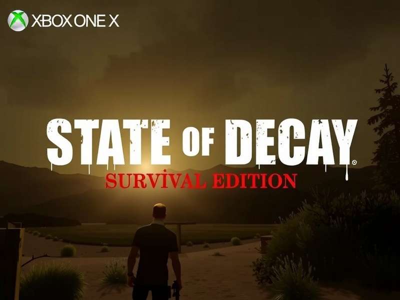 State of Decay Year One Survival Edition gameplay on Xbox One X — zombie survival action