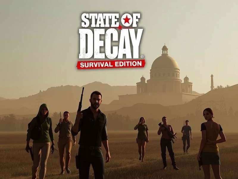 State of Decay Year One Survival Edition download banner featuring zombie survival gameplay