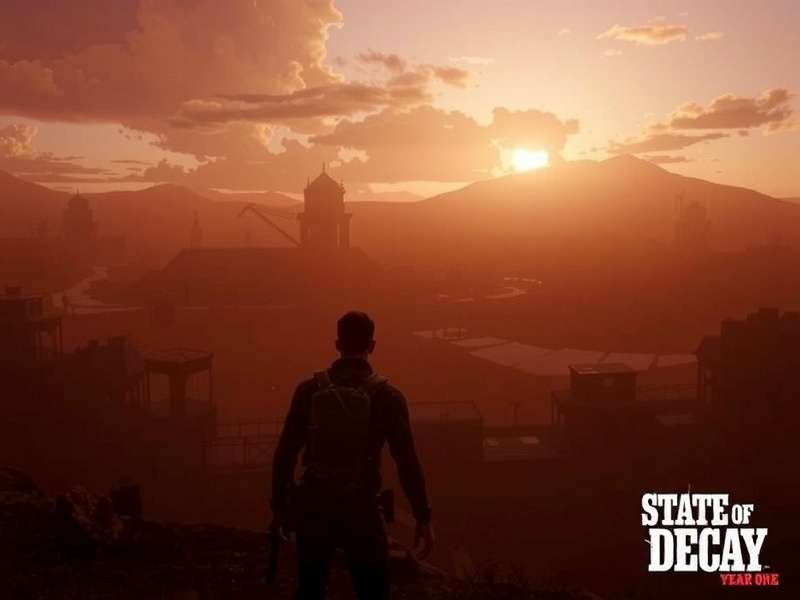 State Of Decay Year One Survival Edition Full Game key art featuring survivors and zombies in a post-apocalyptic setting