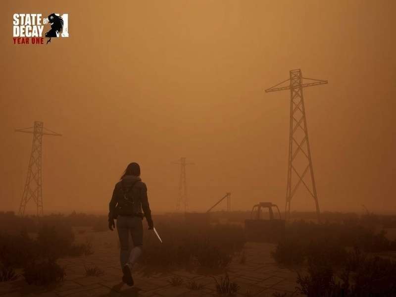 State Of Decay Year One Survival Edition gameplay screenshot showing zombie survival in a post-apocalyptic open world