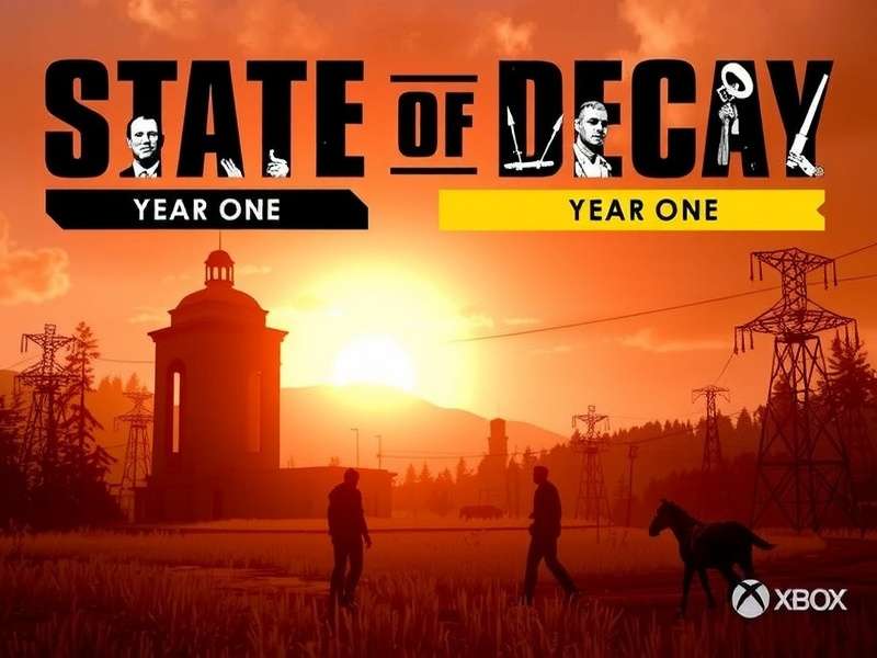 State Of Decay Year One Survival Edition Xbox — game cover and key art featuring the zombie apocalypse survival theme