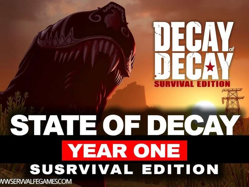 State of Decay Year One Survival Edition — PC Full Español cover art with survivors and zombies in a post-apocalyptic setting