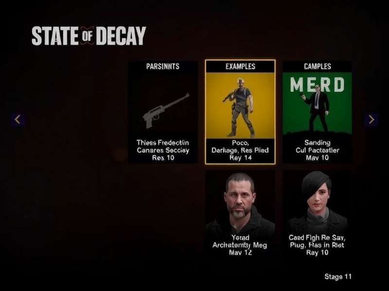 State Of Decay Year One Survival Edition gameplay screenshot showing survivors scavenging in a ruined town