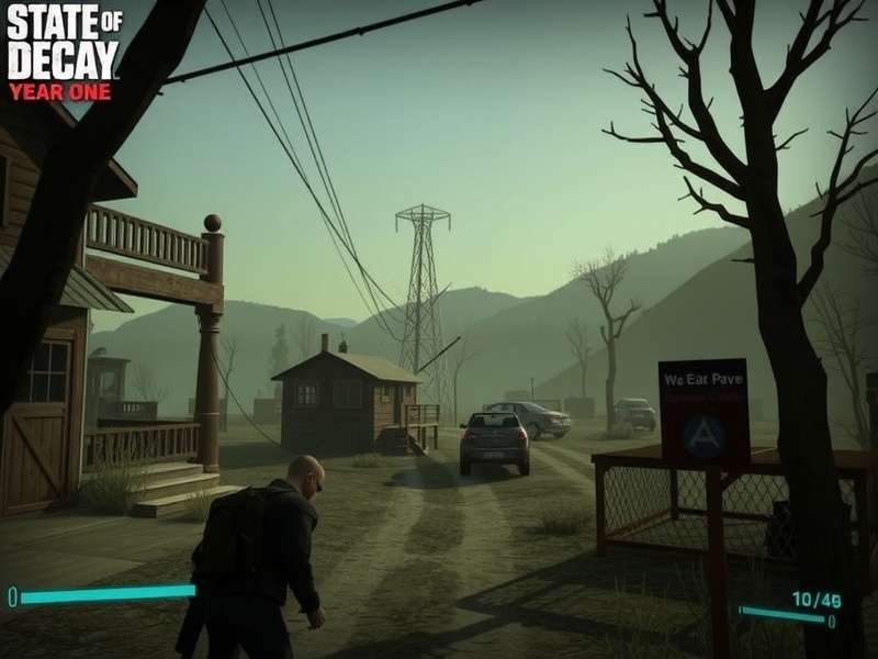 State of Decay Year One Survival Edition gameplay loop — scavenging, base building, and zombie combat.